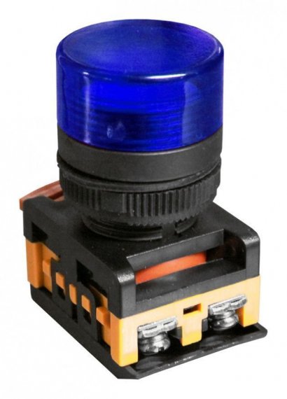 Фотография товара 'Texenergo MFK-ALTE-230-07 Сигнальная лампа AL-22TE синий'