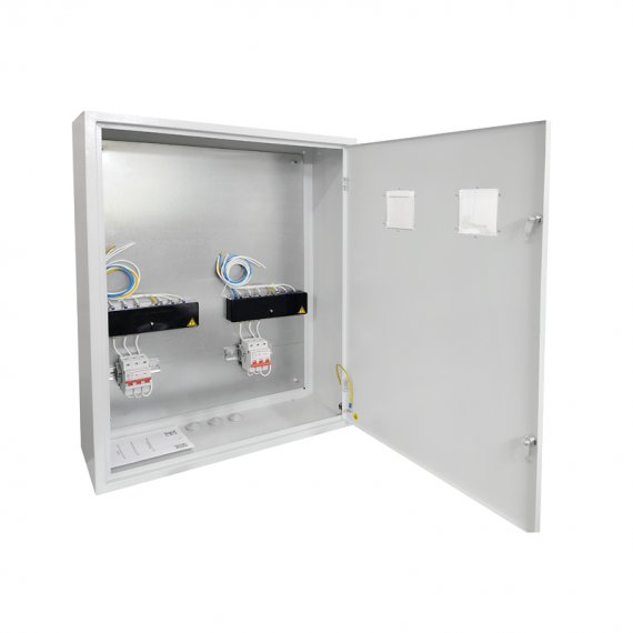 Фотография товара 'Texenergo Шкаф учета ШУ- 2/Т IP54 (без э/счетчика; с КИ, с автоматом 3п 6А ) корпус ЩУ-2зо 800х600х230 SU2T00000451227'