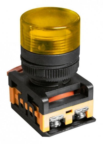 Фотография товара 'Texenergo MFK-ALTE-230-05 Сигнальная лампа AL-22TE желтый'