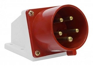 Фотография товара 'Texenergo Вилка 525 стац. 3Р+PE+N 32А 380В IP44 SE525-032Q'