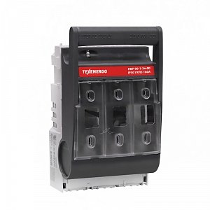 Фотография товара 'Texenergo Предохранитель-выключатель-разъединитель ПВР- 00-1-3п-00 IP30 УХЛ3 160А (00) new PVRBL-00-1-3-160'