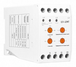 Фотография товара 'Texenergo Реле контроля 3-х фазного напряжения ЕЛ 12 МТ 400В PR12Q'