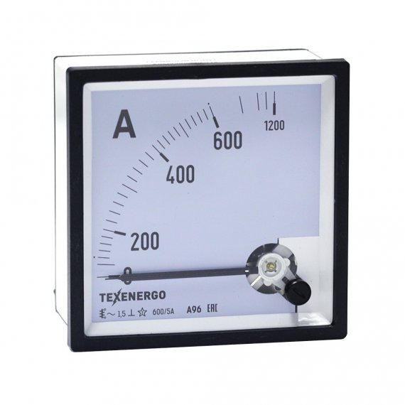 Фотография товара 'Texenergo А96 6005-1.5 Амперметр А96 600/5А - 1,5'