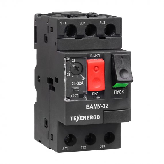 Фотография товара 'Texenergo MS32M Пускатель ручной кнопочный'