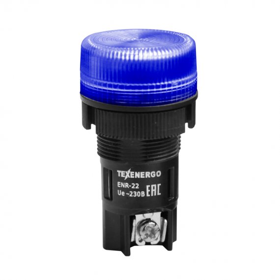 Фотография товара 'Texenergo MFK-ENR-230-07 Сигнальная лампа ENR-22 синий'