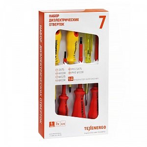 Фотография товара 'Texenergo Набор отверток 6612D-7 диэл. 7шт. в коробке TS6612D7'