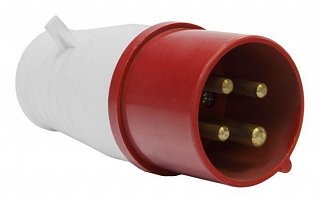 Фотография товара 'Texenergo Вилка 014 переносная 3Р+PE 16А 380В IP44 SE014-016Q'