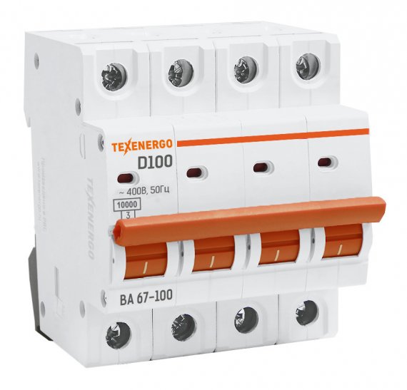 Фотография товара 'Texenergo TAM410D100 Автоматический выключатель'