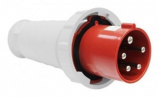 Фотография товара 'Texenergo Вилка 035 переносная 3Р+PE+N 63А 380В IP54 SE035-063Q'