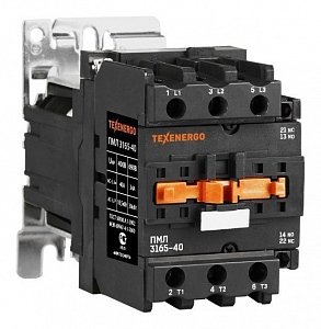 Фотография товара 'Texenergo Пускатель магнитный ПМЛ 3165-40 230В пост.ток 40А 1з+1р УХЛ4 Б PM1L4011MD'