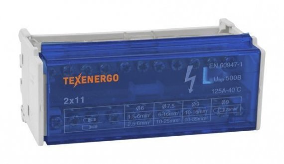 Фотография товара 'Texenergo ND2-11 Шина нулевая'