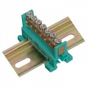 Фотография товара 'Texenergo Шина нулевая "N" 8 6х9 мм (с DIN-изолятором "Стойка") NN-69-08-S'