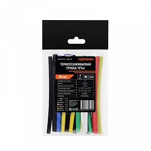 Фотография товара 'Texenergo Набор термоусадочных трубок ТУТнг 4/2, (2:1), 100 мм, (20 шт.) TTF4-KIT-2-1-100-20'