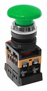 Фотография товара 'Texenergo Кнопочный выключатель AEA-22 гриб зеленый 1з+1р MFK-AEA-06'
