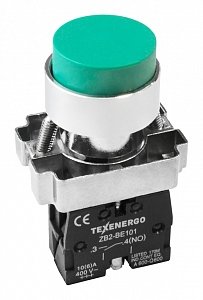 Фотография товара 'Texenergo Кнопочный выключатель LAY5-BL31 зеленый 1з MFK-BL-06'