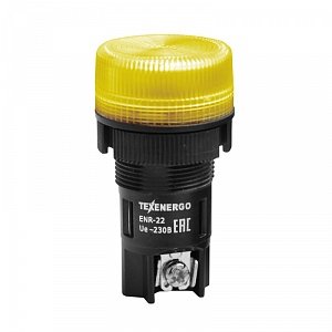 Фотография товара 'Texenergo MFK-ENR-230-05 Сигнальная лампа ENR-22 желтый'