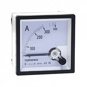 Фотография товара 'Texenergo Амперметр А72 ТЕ 300/5А - 1,5 А72-3005'