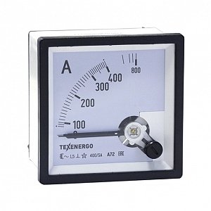 Фотография товара 'Texenergo Амперметр А72 ТЕ 400/5А - 1,5 А72-4005'