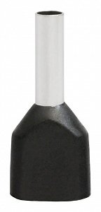 Фотография товара 'Texenergo Наконечник штыревой втулочный изолирован. двойной НШвИ2 1,5-8 (100 шт.) NS2V015-08'