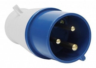 Фотография товара 'Texenergo Вилка 023 переносная 2Р+PE 32А 220В IP44 SE023-032M'