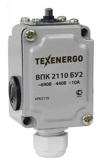 Фотография товара 'Texenergo VPK2110 Выключатель путевой концевой'