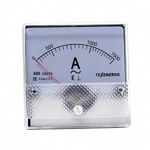 Фотография товара 'Texenergo Амперметр А80 1500/5А - 2,5 А80  15005-2,5'