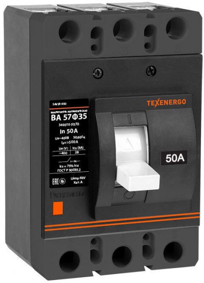 Фотография товара 'Texenergo SAV58-050 Автоматический выключатель'