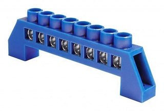 Фотография товара 'Texenergo Шина нулевая "N" 8 6х9 мм (в изоляторе под винт) NN-69-08-V'