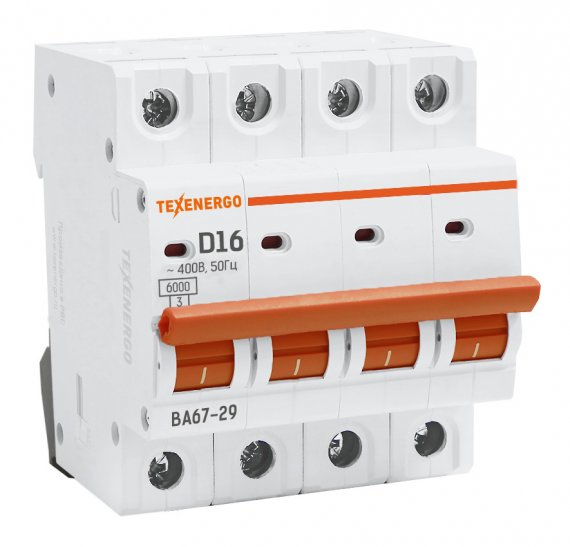 Фотография товара 'Texenergo TAM44D16 Автоматический выключатель'