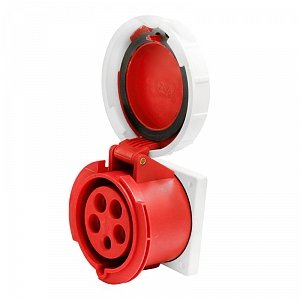 Фотография товара 'Texenergo Розетка 3252 стац. СУ 3P+PE+N 32А 380В IP67 SP3252-032Q'