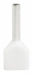 Фотография товара 'Texenergo Наконечник штыревой втулочный изолирован. двойной НШвИ2 0,5-8 (100 шт.) NS2V005-08'