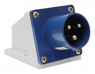 Фотография товара 'Texenergo Вилка 513 стац. 2Р+PE 16А 220В IP44 SE513-016M'