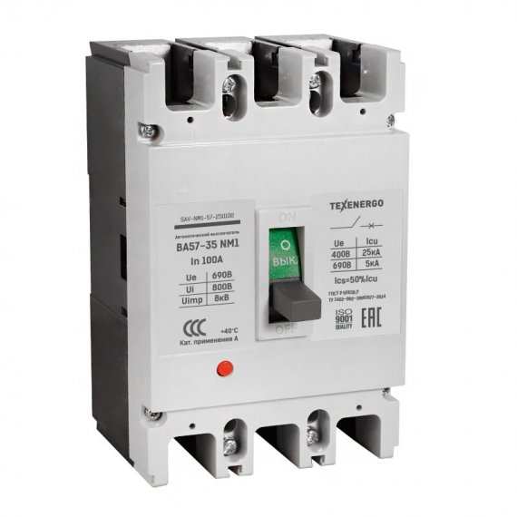 Фотография товара 'Texenergo SAV-NM1-57-250100 Автоматический выключатель'