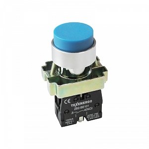 Фотография товара 'Texenergo Кнопочный выключатель LAY5-BL61 синий 1з MFK-BL-07'