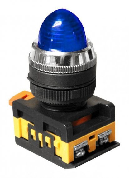 Фотография товара 'Texenergo MFK-AL-230-07 Сигнальная лампа AL-22 синий 230В'